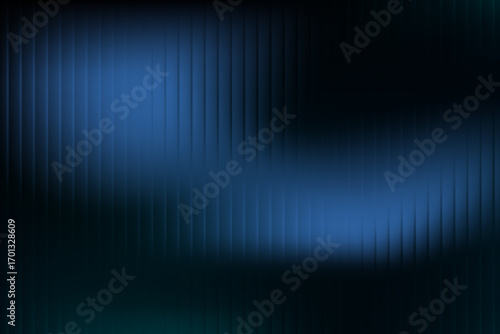 Abstract dark blue background with vertical lines and blurred light effect