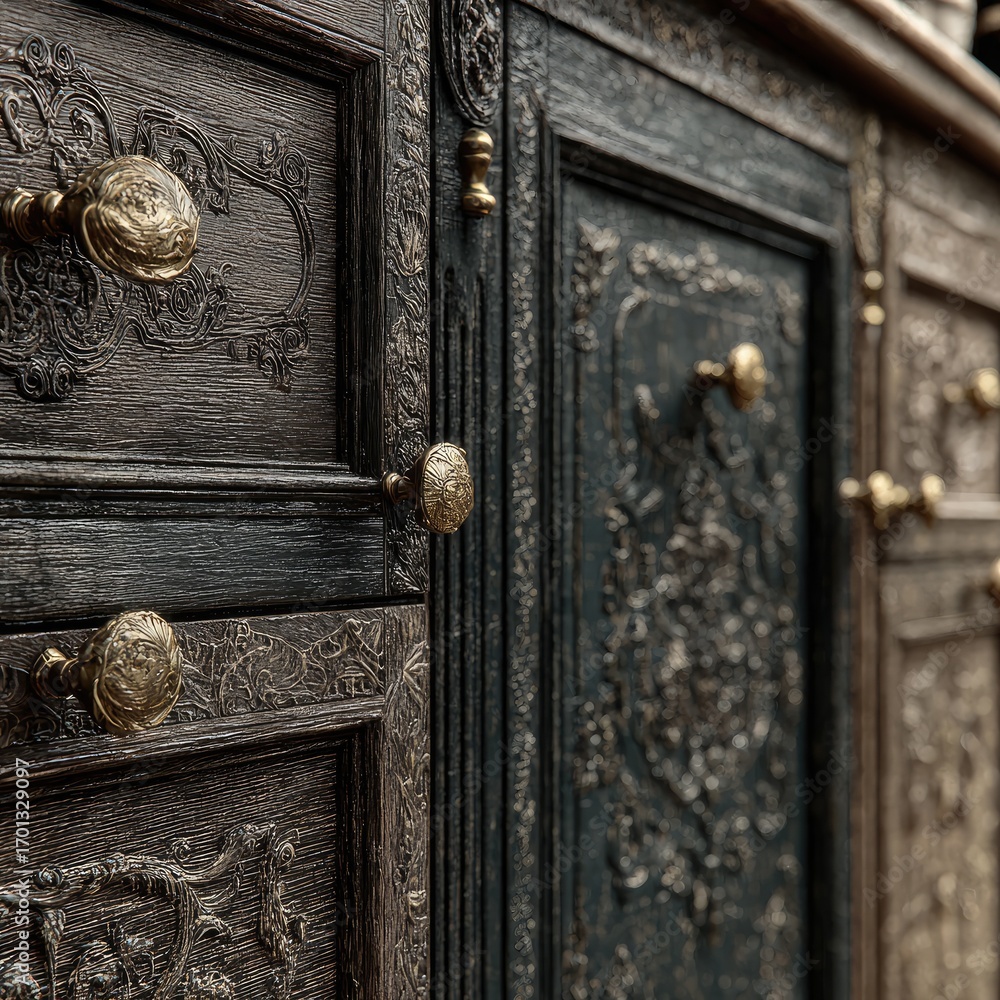 Fototapeta premium Ornate Cabinet Details