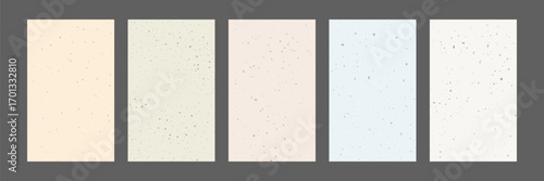 Seamless Eggshell Texture. Vintage grainy handmade pattern with flecks. Set of Minimalistic Vector Illustrations.