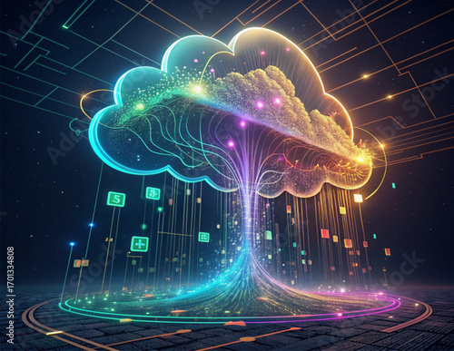Futuristic Cloud Computing and Data Flow