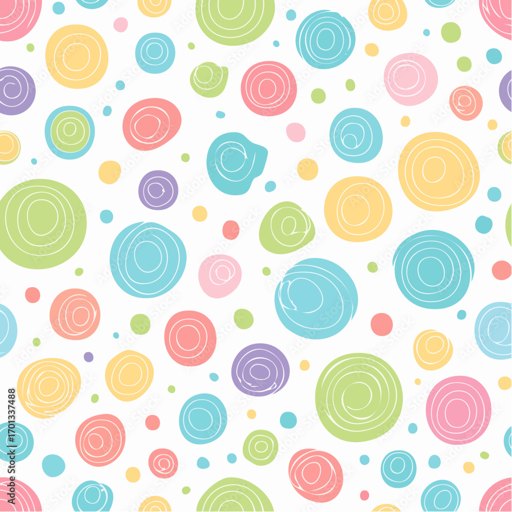 Aquarela abstrata padrão sem emenda com pontos
3