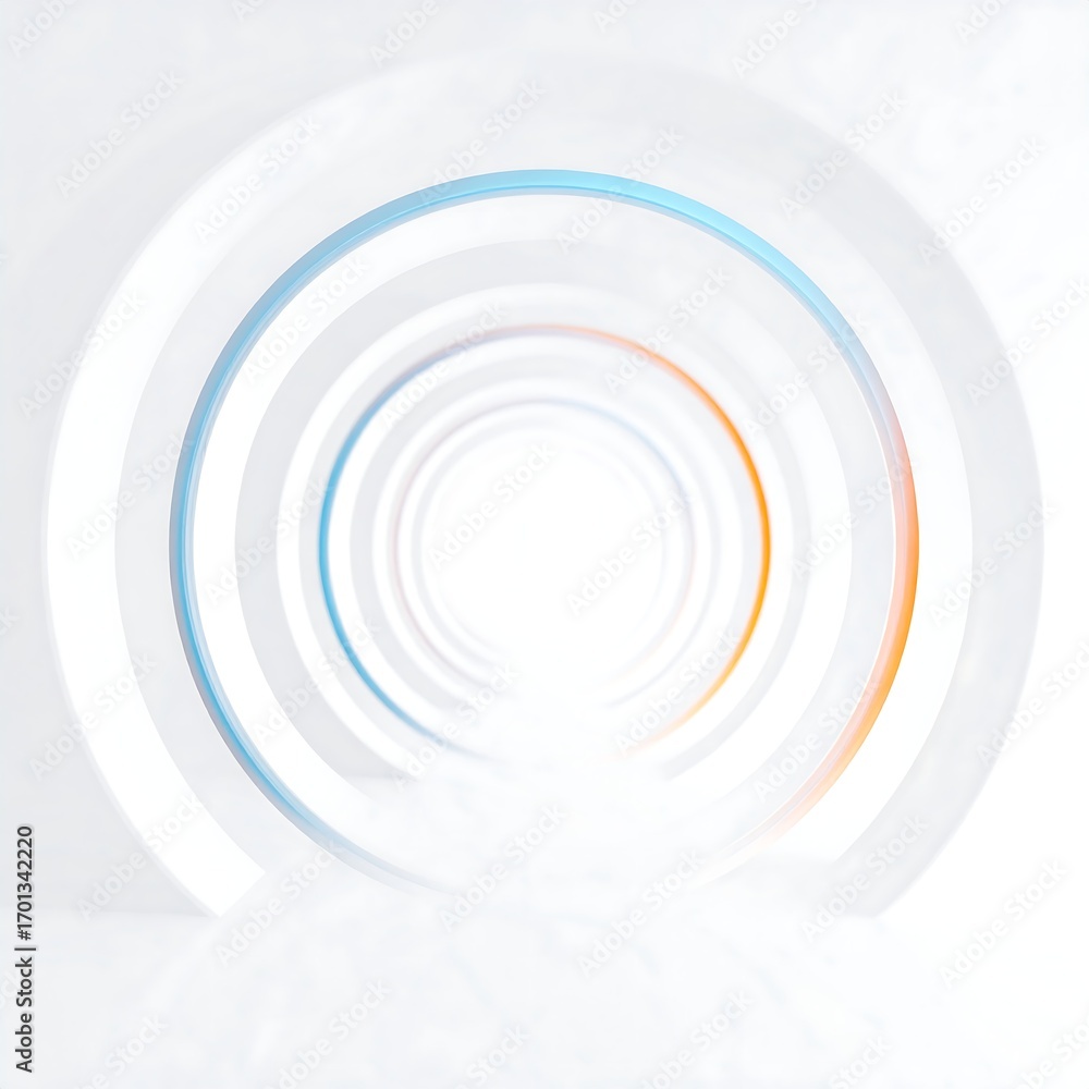 Obraz premium Abstract tunnel