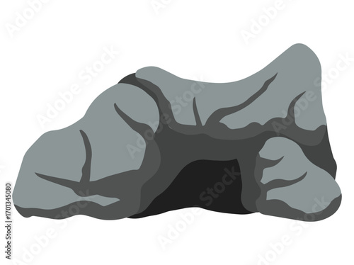 Jungle Cave Forest tunnel Illustration
