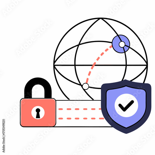 Modern wi fi router symbol for wireless internet connection and network technology