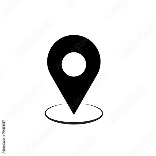 Location Pin Icon | Map Marker | GPS Navigation Vector