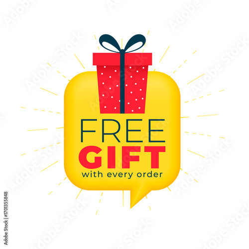 assured free gift sale offer template for business marketing
