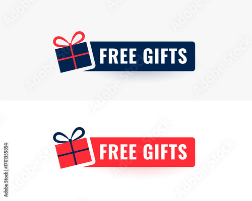 pack of guarantee free gifts promo offer template design