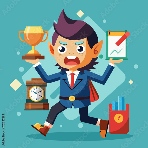 vector character illustration business
