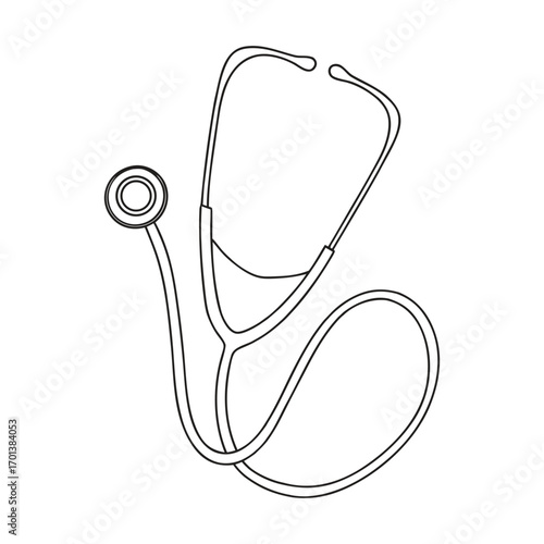 Modern medical logo using this doctor line art.