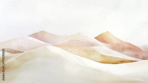 Abstract beige landscape