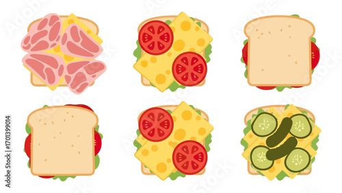 Sandwich preparation steps