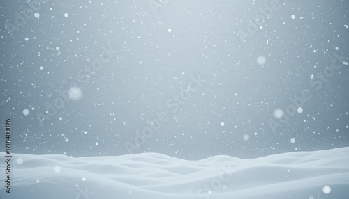 Wallpaper Mural Snowfall action winter landscape nature scene serene environment aerial view tranquility concept Torontodigital.ca