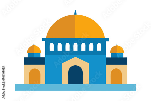 vector illustration of mosque