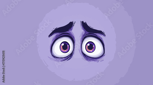 Frightened eyes