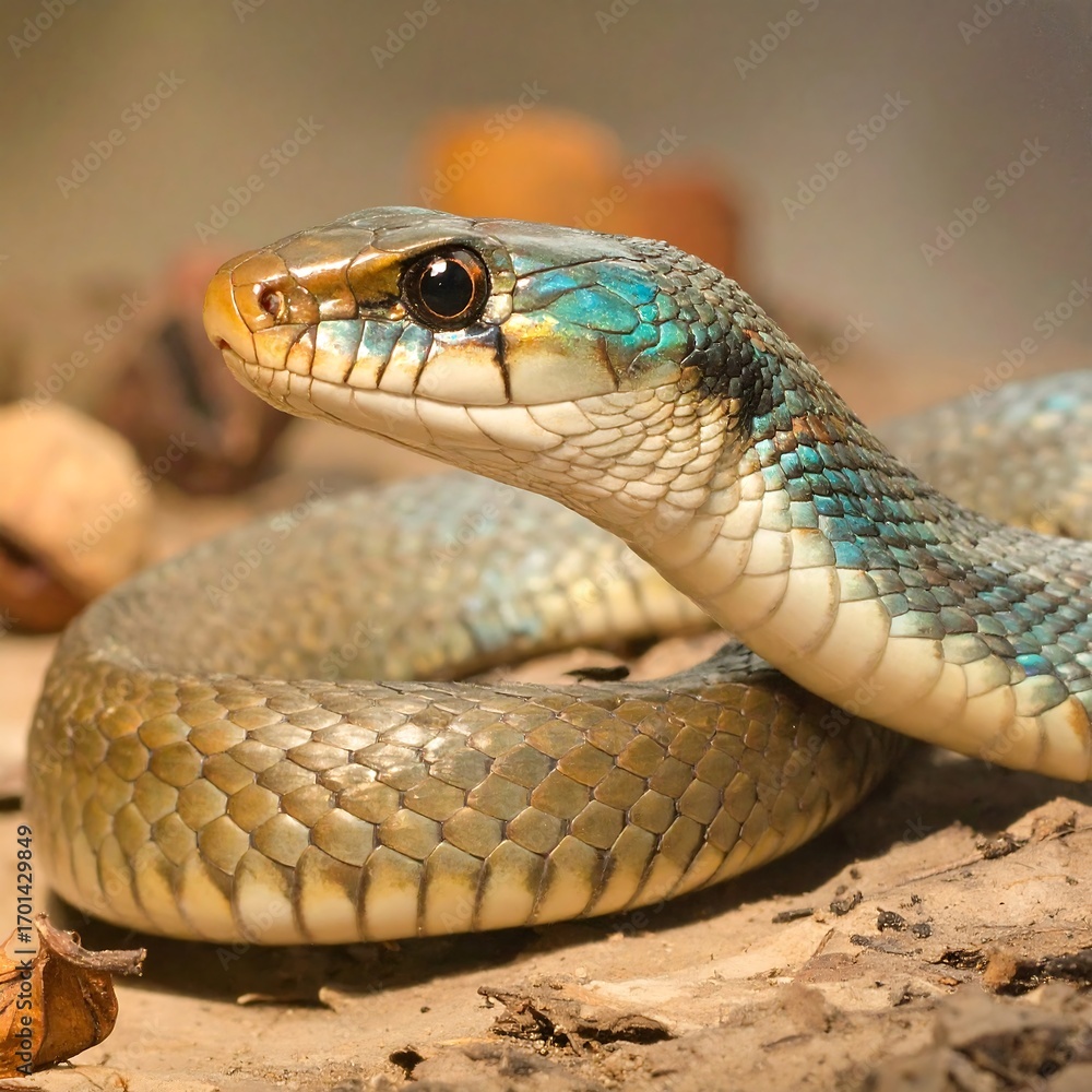 Fototapeta premium Close-up of a snake