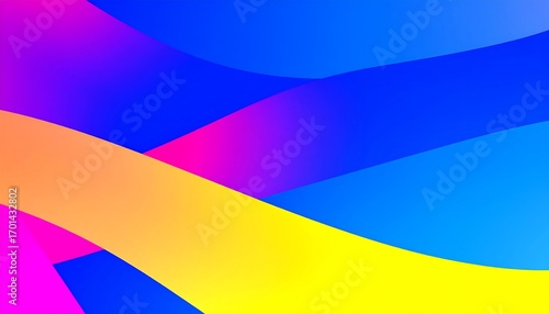 Free Download Abstract vibrant wavy shapes of colorful gradients - GFXLoad