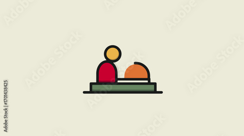 Person serving food