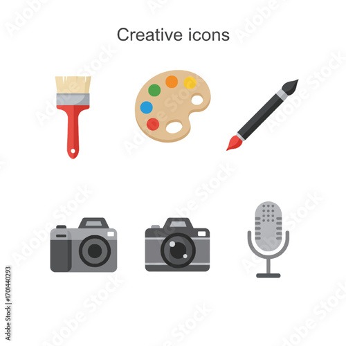 Creative Icons for Art, Photography, and Music