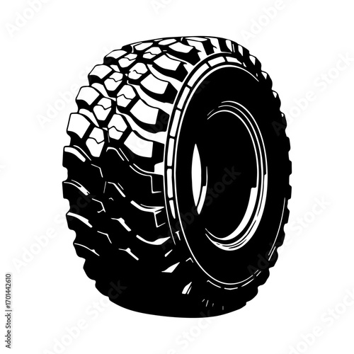 car wheel isolated on white