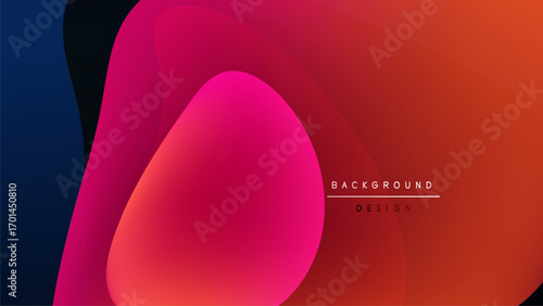 Abstract fluid shapes, vibrant colors blend. Gradient transitions create dynamic visual impact. Modern design element for backgrounds.