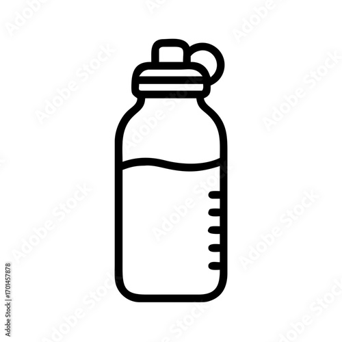 Reusable Water Bottle Icon Stay Hydrated