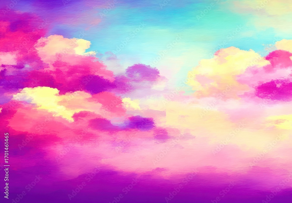 Obraz premium colorful clouds in the sky