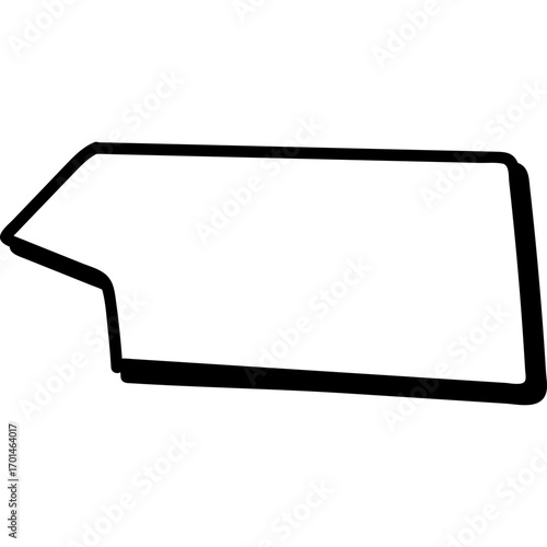 Retro empty comic speech bubble. Vector Illustration