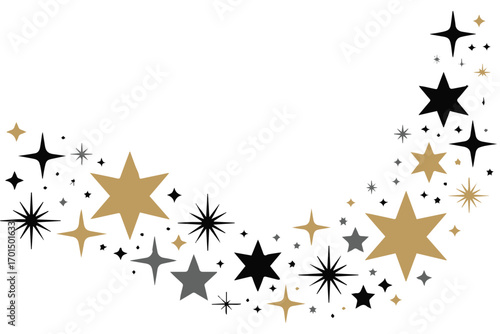 elegant abstract star wave design seamless background decorative vector illustration ai eps jpeg png