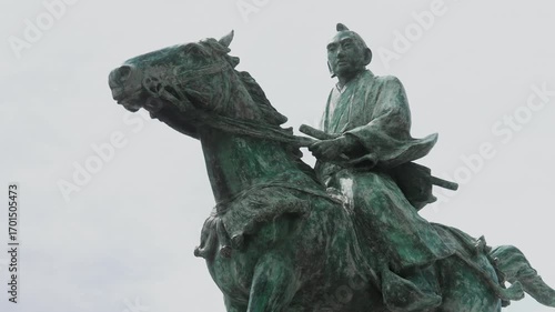 Statue of Tokugawa Yoshimune, 8th Shogun of the Edo Shogunate — Wakayama City, Wakayama, Japan 江戸幕府８代将軍「徳川吉宗公像」和歌山県和歌山市