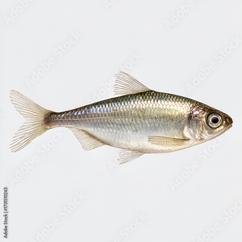 Alewife fish isolated on transparent background