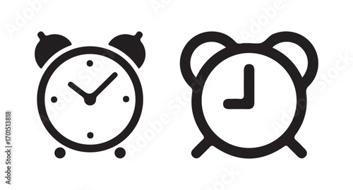 funny alarm clock vector