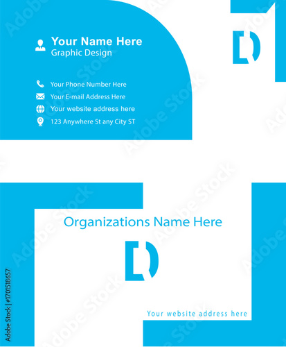 Modern Corporate Creative Editing Business Card Design