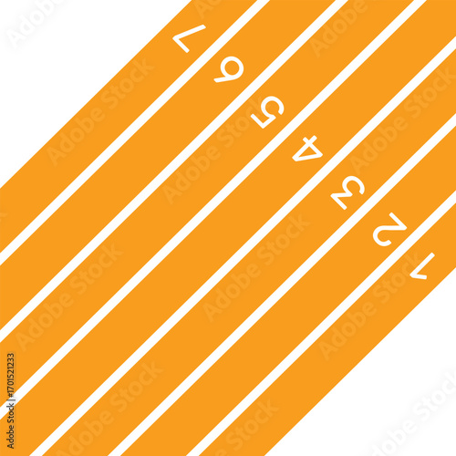 Vector layout template design for run, championship or any sports event. Poster design with abstract running track on stadium with lane. Run.