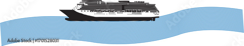 cruise ship silhoutte