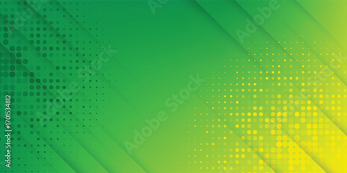 Digital technology speed connect yellow green background, cyber nano information, abstract communication, Ai big data, line dot illustration