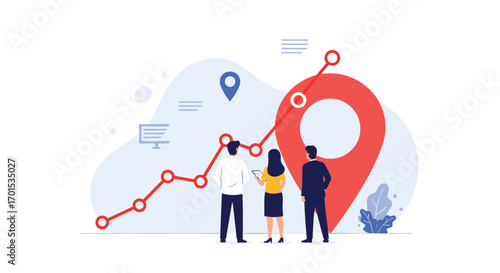 Analyzing business growth and strategic market expansion using data insights and location trends