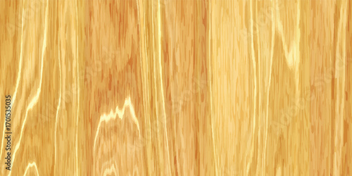Close-up view of natural brown wooden surface with a textured grain pattern and plank board background