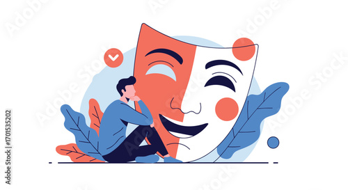 Understanding the true self behind the mask of emotions and feelings