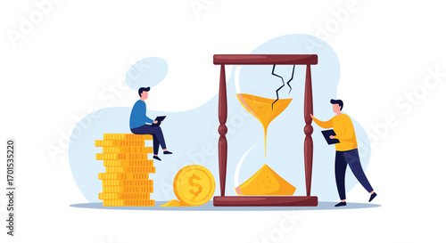 Analyzing financial management and time investment strategy for business growth