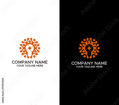 Icons Represent Unity, Inclusion, and a Supportive Community with Modern Design