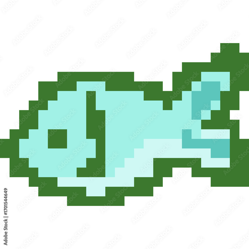 Fototapeta premium Cute Pixel Nature Collection