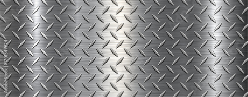 Brushed metal silver  texture background, shiny lustrous chrome metallic pattern background.