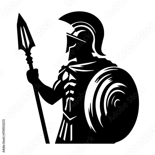Ancient Greek Hoplite Warrior