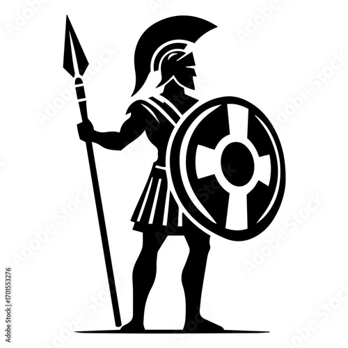 Ancient Greek Hoplite Warrior