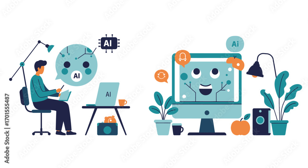 Obraz premium Future-Proof E-commerce Marketing: Abstract Data Network Visualization for Digital Strategy & Social Media Content