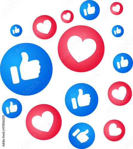 social media icon in flat line set. notification speech bubble for like share save comment buttons Camera Search Heart Home symbols vector for apps or website. isolated on transparent background