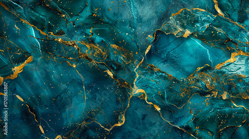 Navy aqua on blue teal and marble in gold by about marble blue and few gold dust line inside background