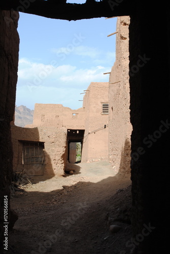 Ait Ben Haddou, famous berber ksar, a fortified village in Morocco. Many films have been shot here.