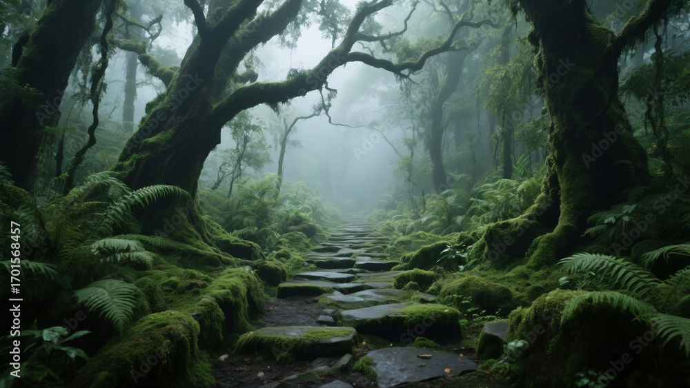 Fototapeta premium forest in the morning