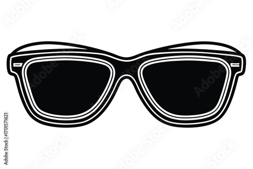 sunglasses line art icon